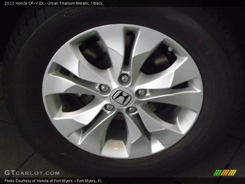 Urban Titanium Metallic / Black 2013 Honda CR-V EX