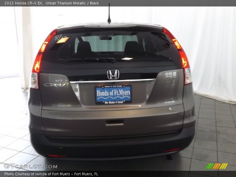 Urban Titanium Metallic / Black 2013 Honda CR-V EX