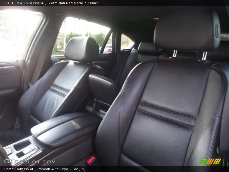 Vermillion Red Metallic / Black 2011 BMW X6 xDrive50i