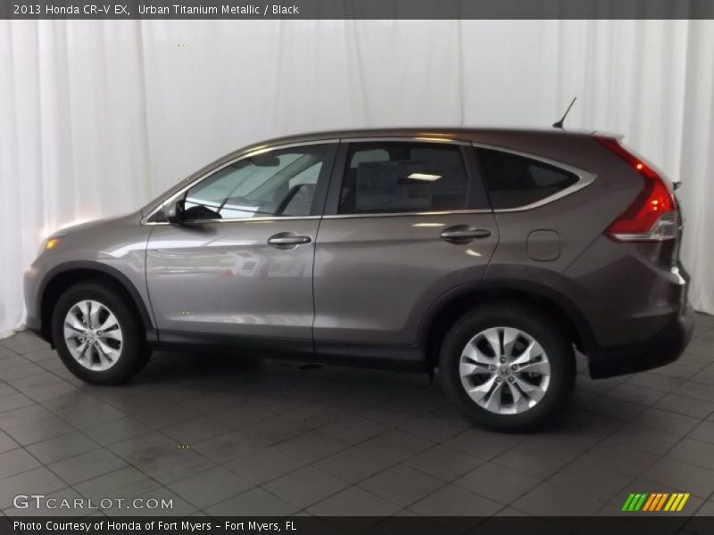 Urban Titanium Metallic / Black 2013 Honda CR-V EX