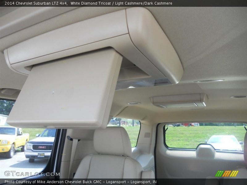 White Diamond Tricoat / Light Cashmere/Dark Cashmere 2014 Chevrolet Suburban LTZ 4x4