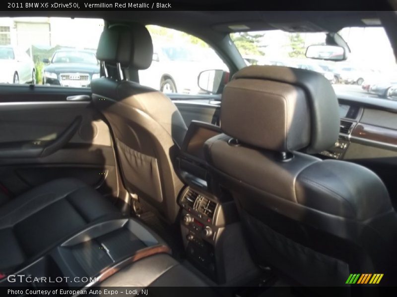 Vermillion Red Metallic / Black 2011 BMW X6 xDrive50i