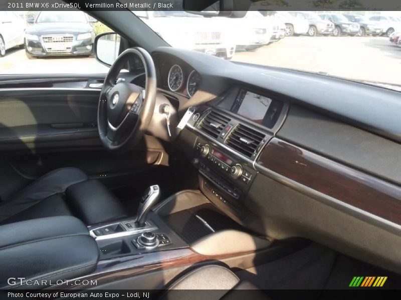 Vermillion Red Metallic / Black 2011 BMW X6 xDrive50i