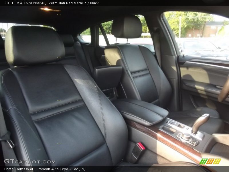 Vermillion Red Metallic / Black 2011 BMW X6 xDrive50i