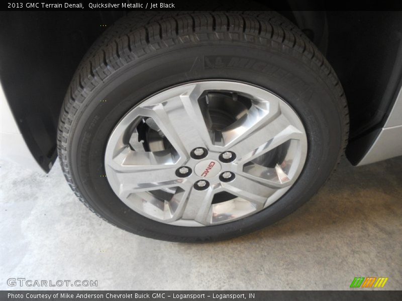 Quicksilver Metallic / Jet Black 2013 GMC Terrain Denali