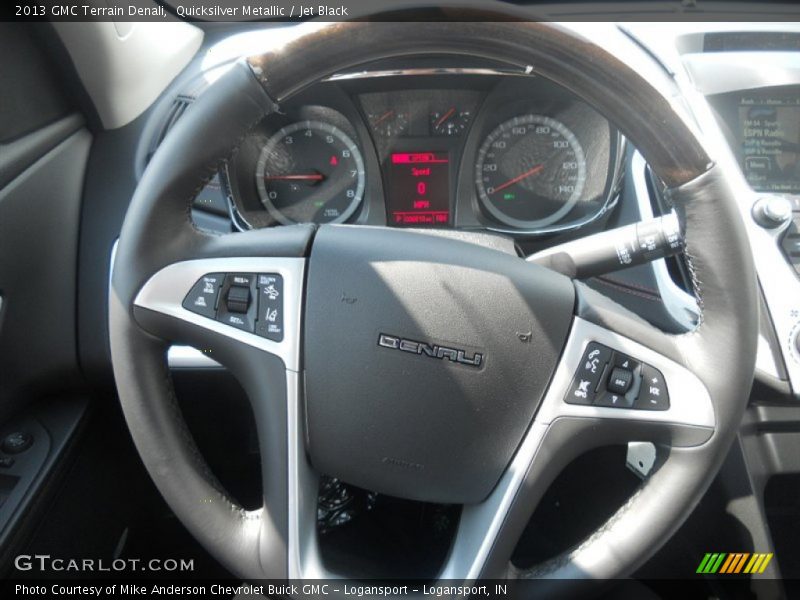 Quicksilver Metallic / Jet Black 2013 GMC Terrain Denali
