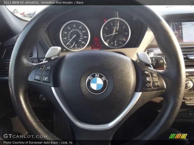Vermillion Red Metallic / Black 2011 BMW X6 xDrive50i