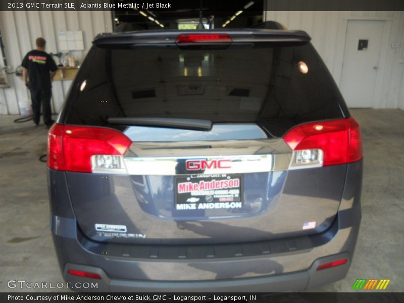 Atlantis Blue Metallic / Jet Black 2013 GMC Terrain SLE