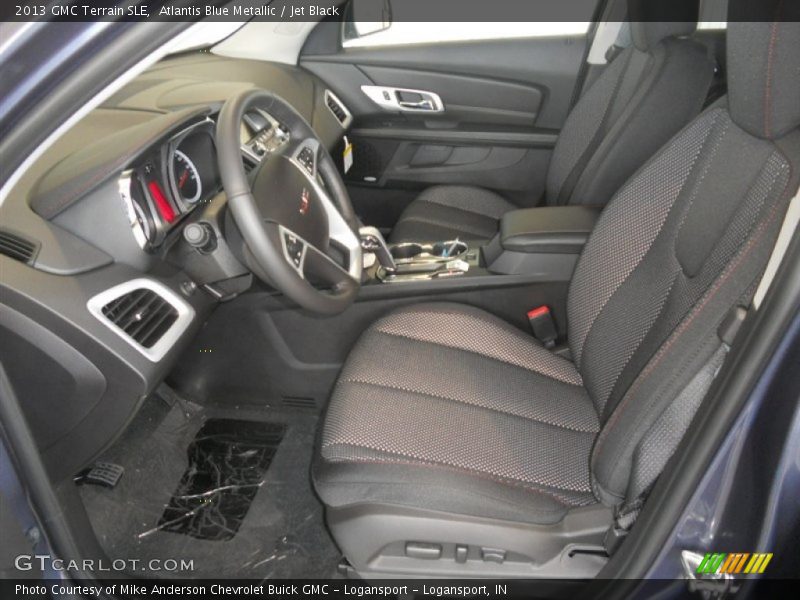 Atlantis Blue Metallic / Jet Black 2013 GMC Terrain SLE