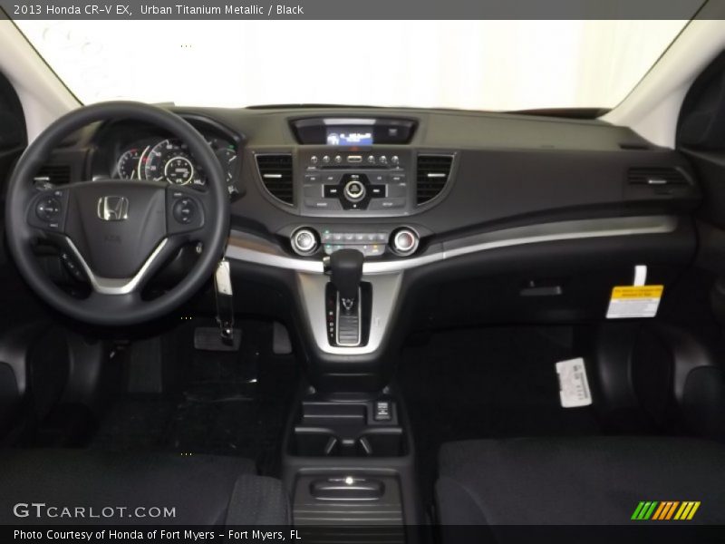 Urban Titanium Metallic / Black 2013 Honda CR-V EX