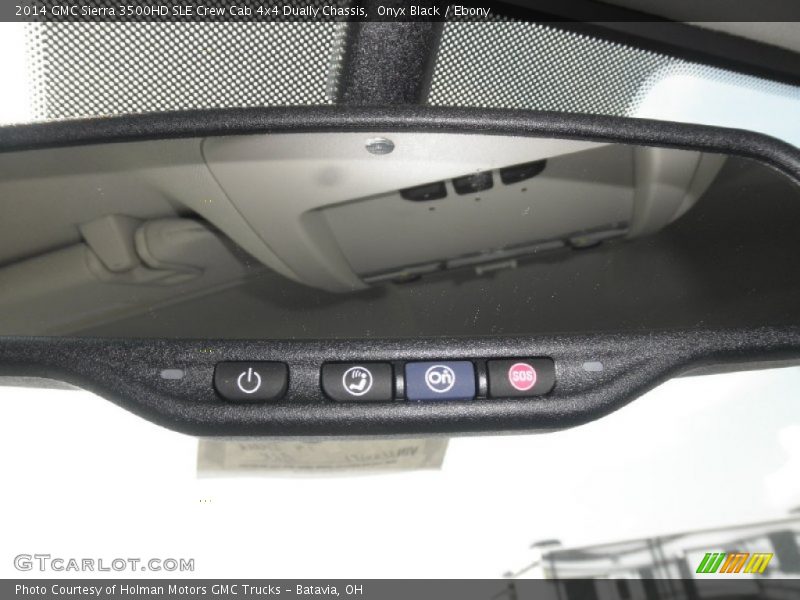 Onyx Black / Ebony 2014 GMC Sierra 3500HD SLE Crew Cab 4x4 Dually Chassis