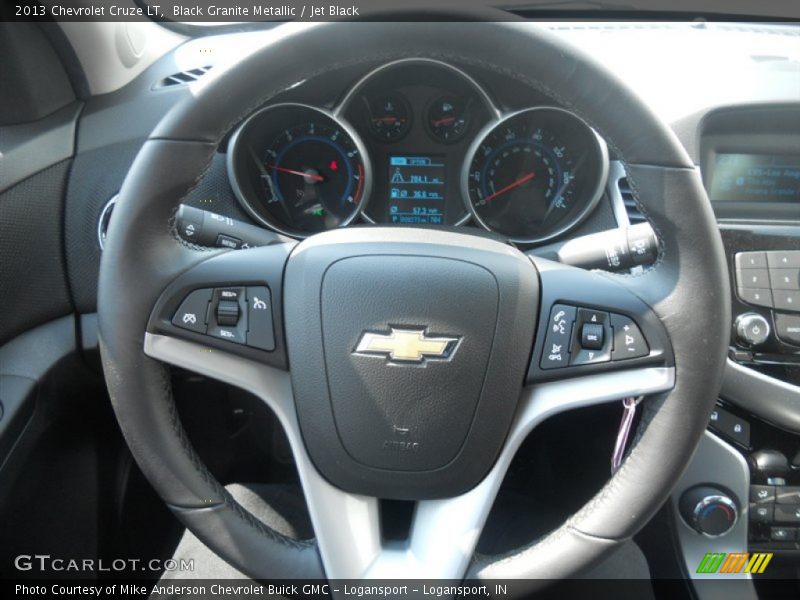 Black Granite Metallic / Jet Black 2013 Chevrolet Cruze LT