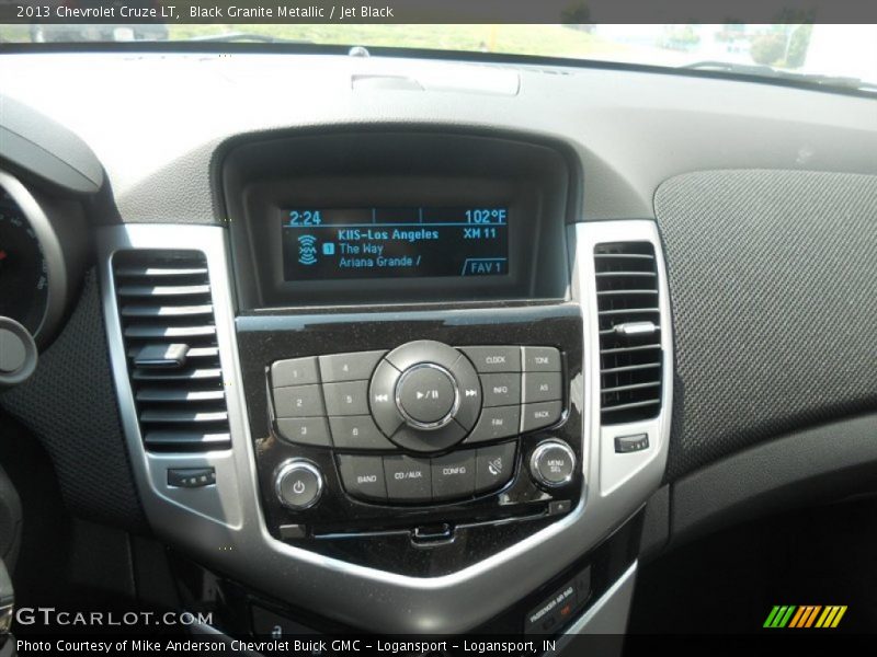 Black Granite Metallic / Jet Black 2013 Chevrolet Cruze LT