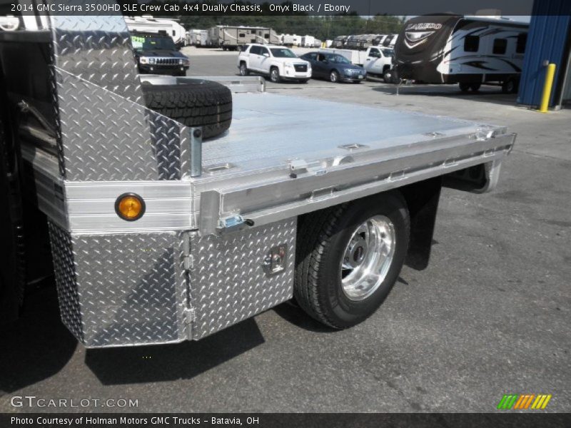 Onyx Black / Ebony 2014 GMC Sierra 3500HD SLE Crew Cab 4x4 Dually Chassis