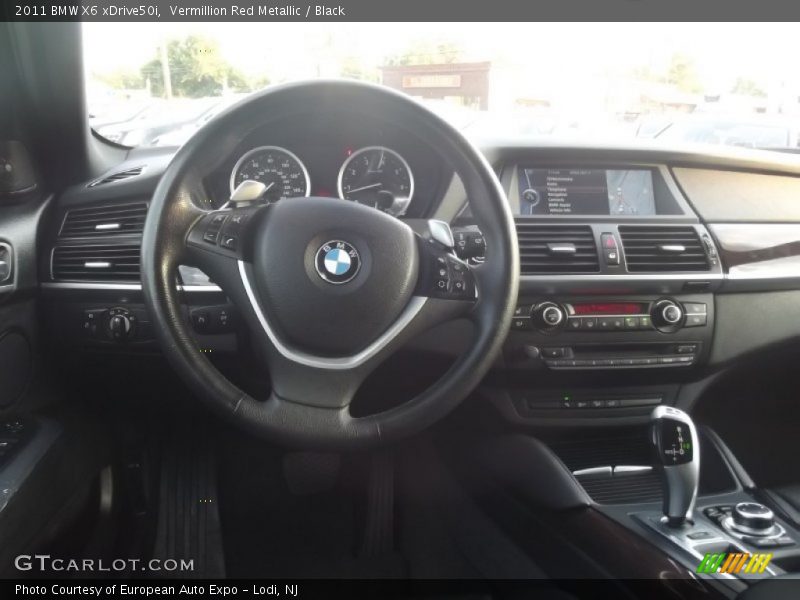 Vermillion Red Metallic / Black 2011 BMW X6 xDrive50i