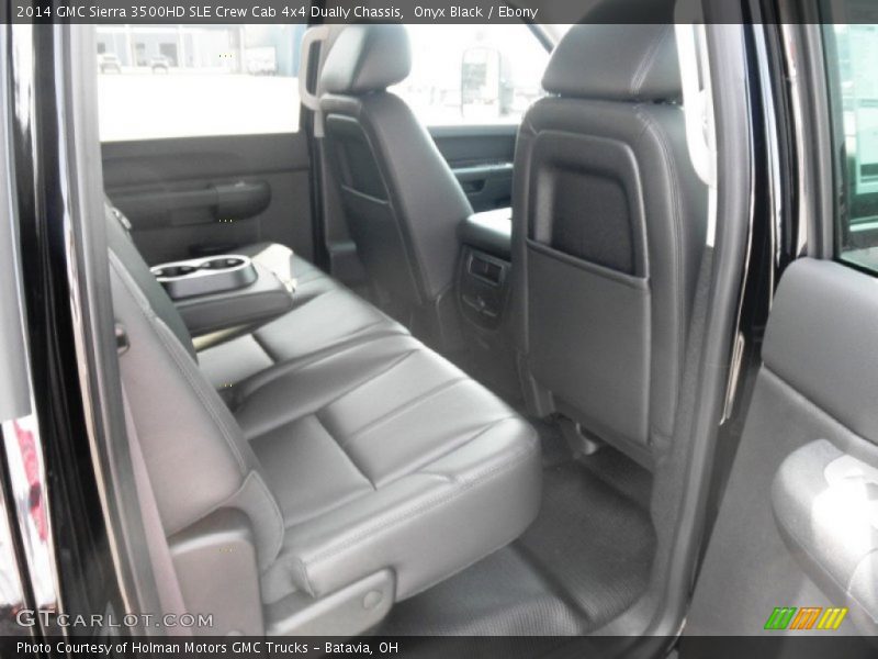 Onyx Black / Ebony 2014 GMC Sierra 3500HD SLE Crew Cab 4x4 Dually Chassis