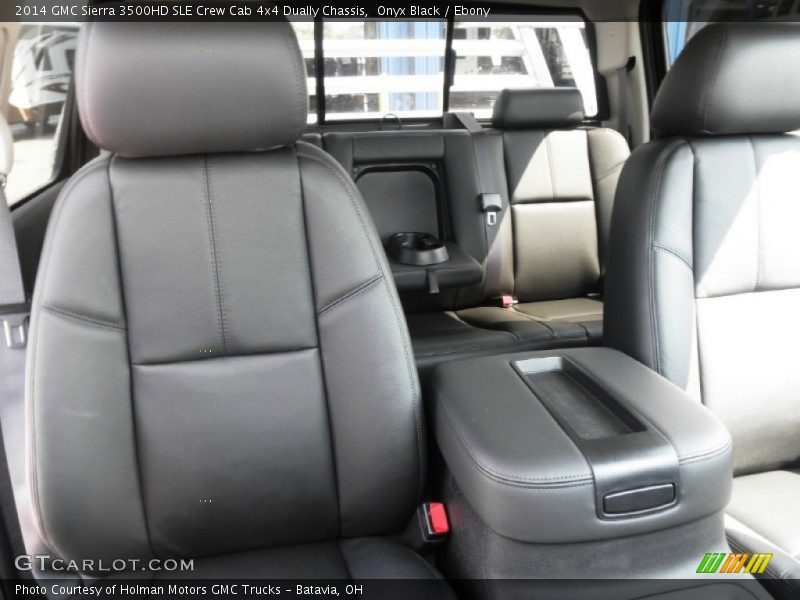 Onyx Black / Ebony 2014 GMC Sierra 3500HD SLE Crew Cab 4x4 Dually Chassis