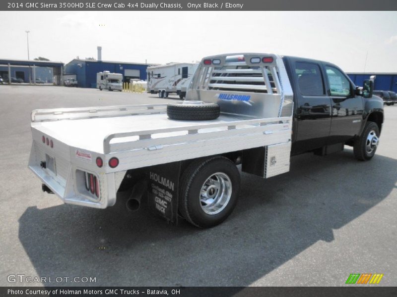 Onyx Black / Ebony 2014 GMC Sierra 3500HD SLE Crew Cab 4x4 Dually Chassis