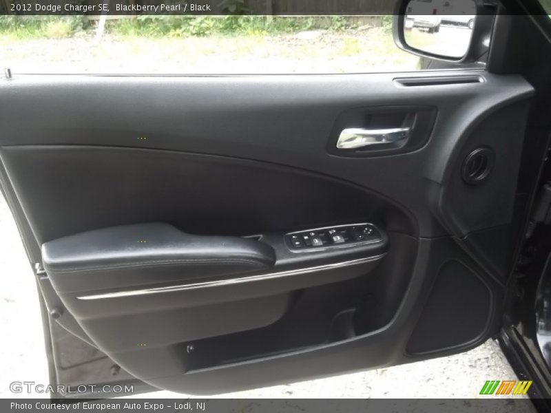 Blackberry Pearl / Black 2012 Dodge Charger SE