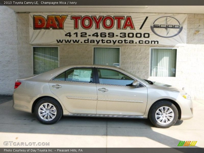 Champagne Mica / Ivory 2013 Toyota Camry LE