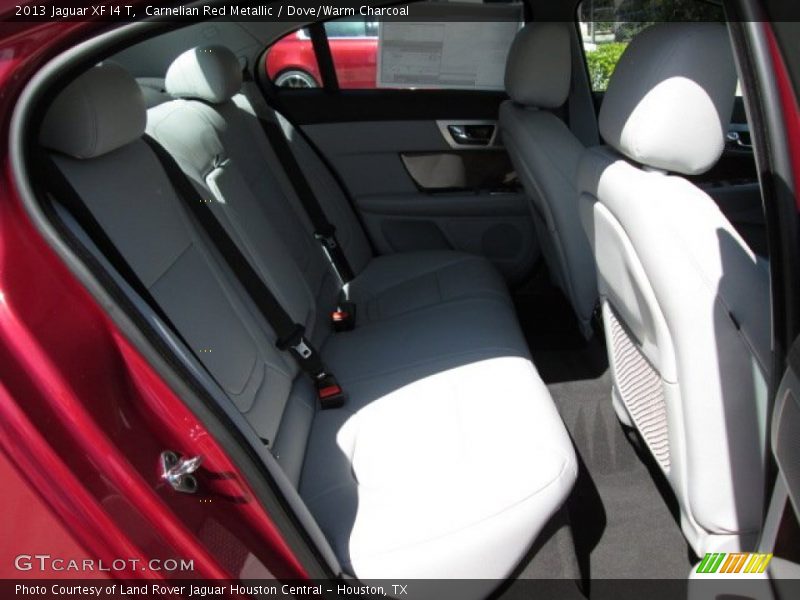 Carnelian Red Metallic / Dove/Warm Charcoal 2013 Jaguar XF I4 T