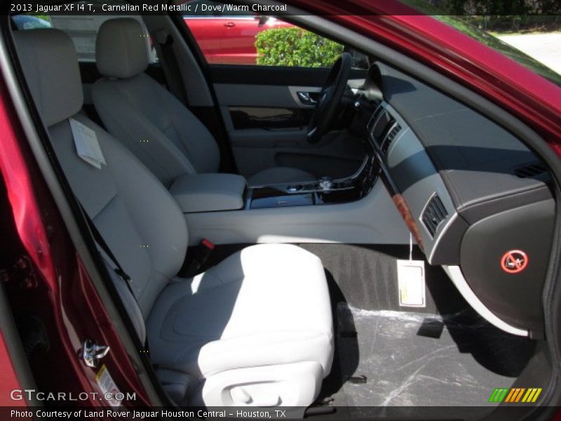 Carnelian Red Metallic / Dove/Warm Charcoal 2013 Jaguar XF I4 T