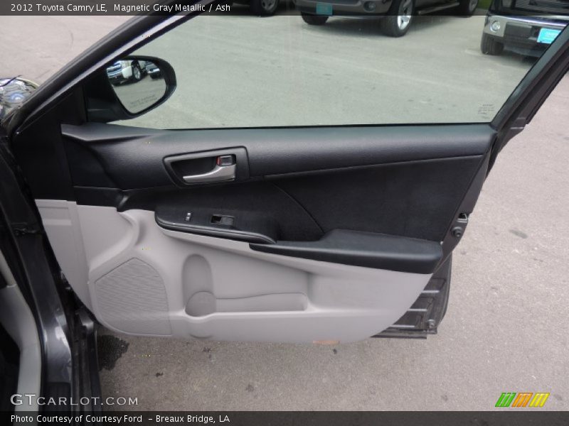 Magnetic Gray Metallic / Ash 2012 Toyota Camry LE