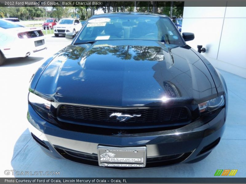Black / Charcoal Black 2012 Ford Mustang V6 Coupe