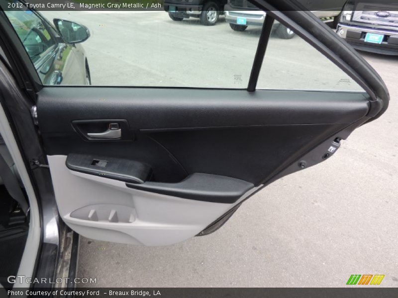 Magnetic Gray Metallic / Ash 2012 Toyota Camry LE