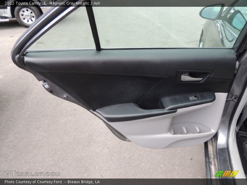 Magnetic Gray Metallic / Ash 2012 Toyota Camry LE