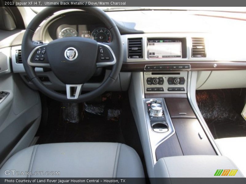Ultimate Black Metallic / Dove/Warm Charcoal 2013 Jaguar XF I4 T