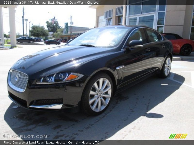 Ultimate Black Metallic / Dove/Warm Charcoal 2013 Jaguar XF I4 T