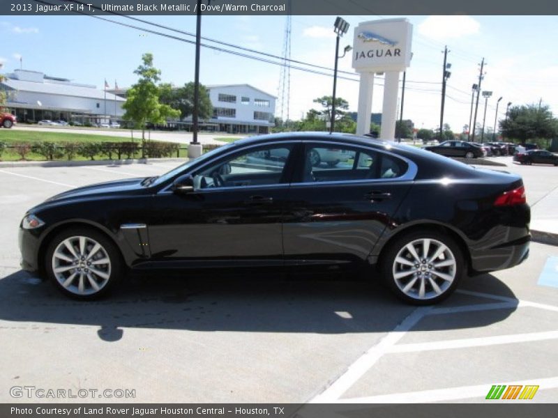 Ultimate Black Metallic / Dove/Warm Charcoal 2013 Jaguar XF I4 T