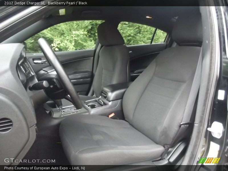 Blackberry Pearl / Black 2012 Dodge Charger SE
