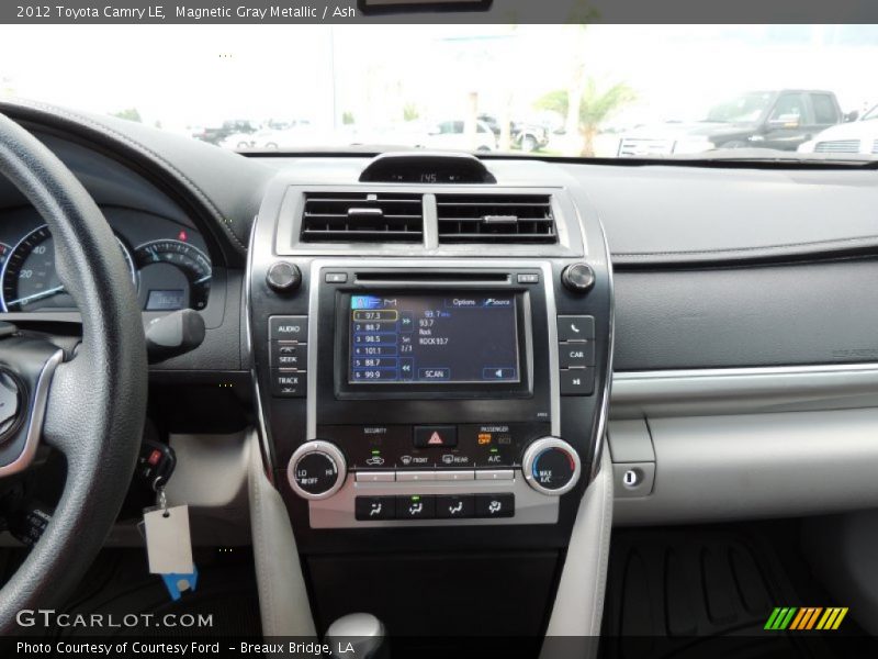Magnetic Gray Metallic / Ash 2012 Toyota Camry LE
