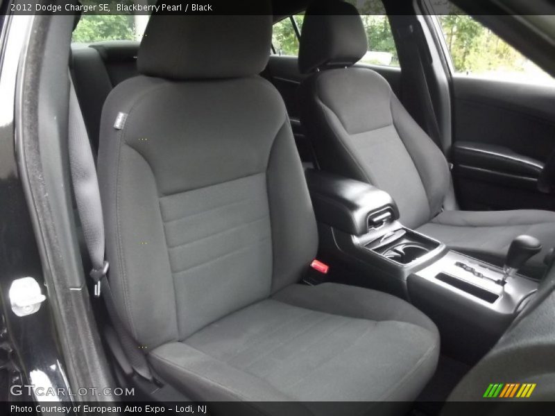 Blackberry Pearl / Black 2012 Dodge Charger SE