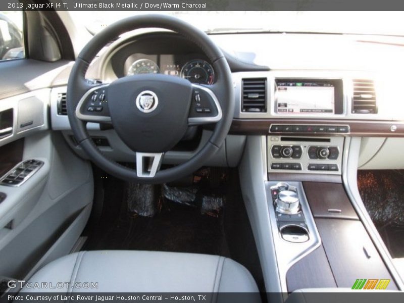 Ultimate Black Metallic / Dove/Warm Charcoal 2013 Jaguar XF I4 T