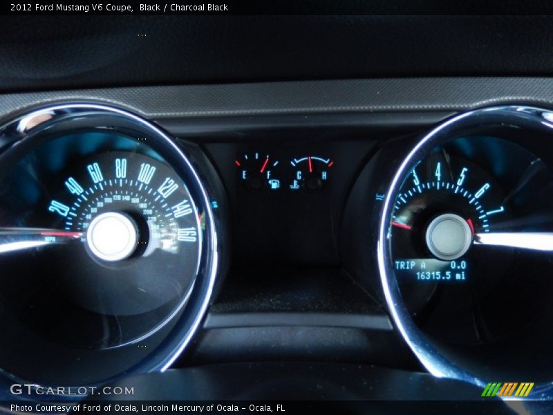 Black / Charcoal Black 2012 Ford Mustang V6 Coupe