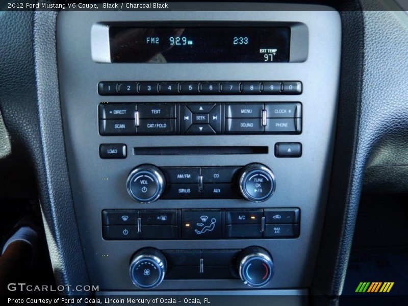 Black / Charcoal Black 2012 Ford Mustang V6 Coupe