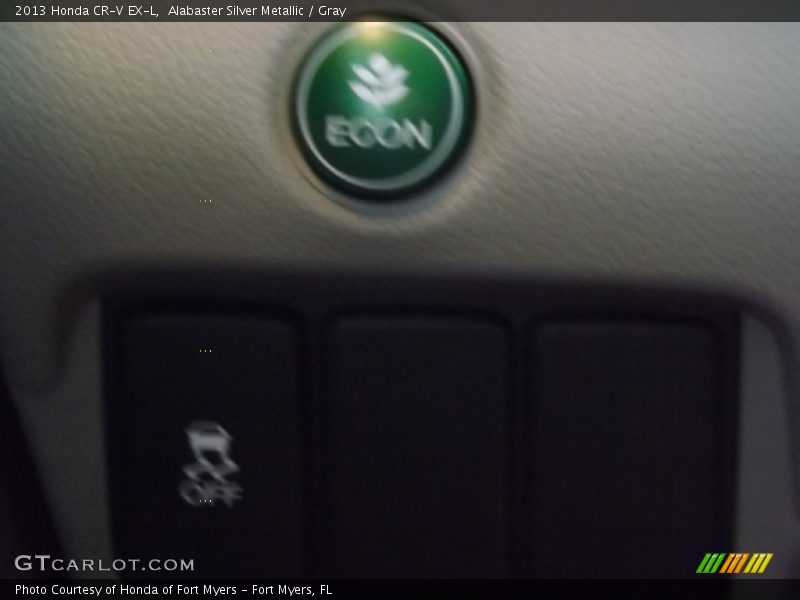 Alabaster Silver Metallic / Gray 2013 Honda CR-V EX-L