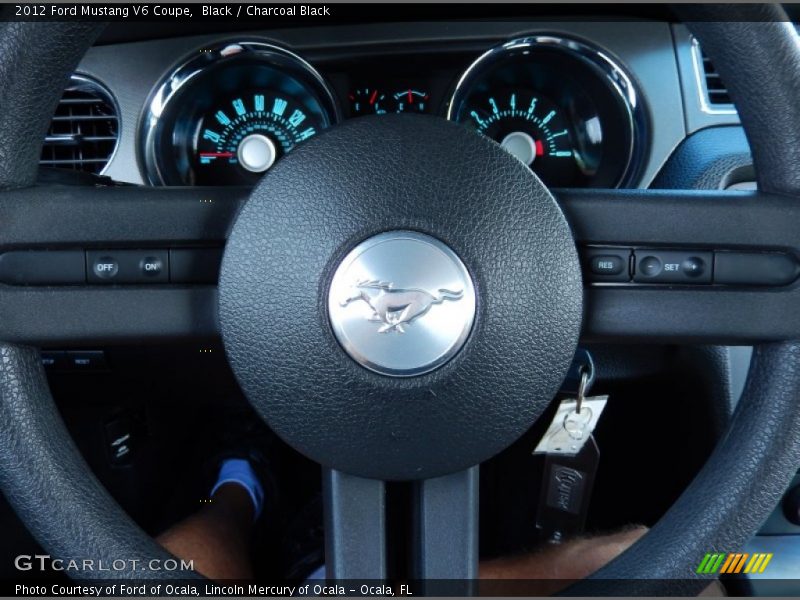 Black / Charcoal Black 2012 Ford Mustang V6 Coupe
