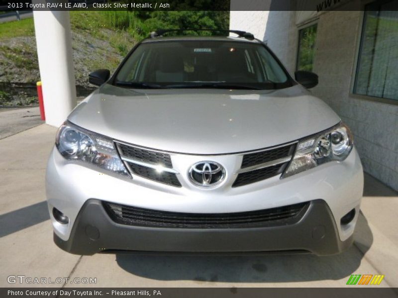 Classic Silver Metallic / Ash 2013 Toyota RAV4 LE AWD