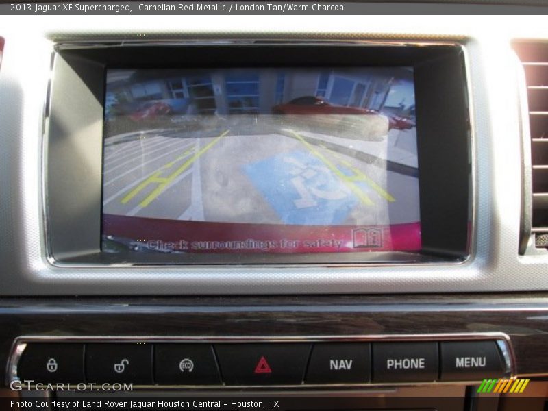 Carnelian Red Metallic / London Tan/Warm Charcoal 2013 Jaguar XF Supercharged