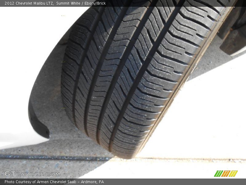 Summit White / Ebony/Brick 2012 Chevrolet Malibu LTZ