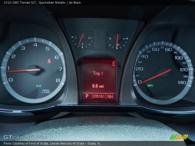 Quicksilver Metallic / Jet Black 2010 GMC Terrain SLT
