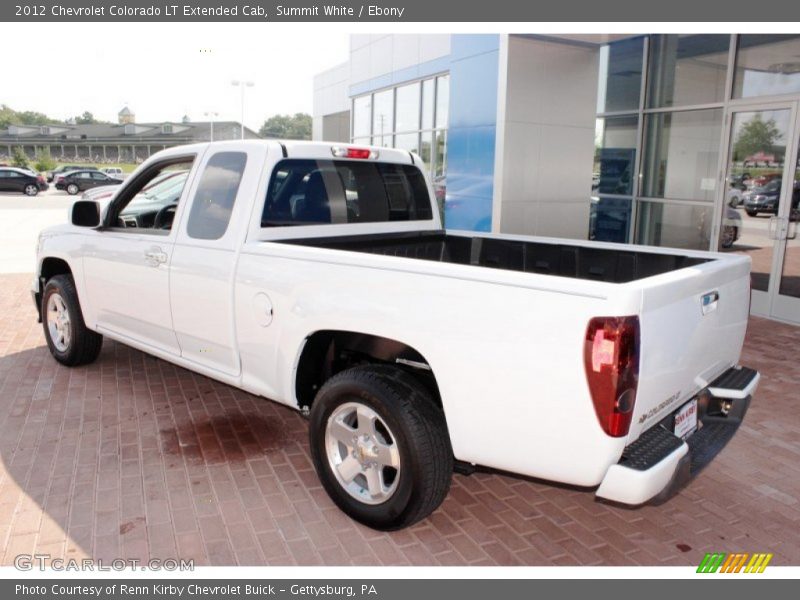 Summit White / Ebony 2012 Chevrolet Colorado LT Extended Cab