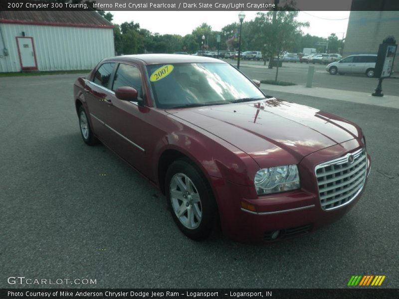 Inferno Red Crystal Pearlcoat / Dark Slate Gray/Light Graystone 2007 Chrysler 300 Touring