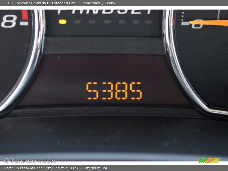 Summit White / Ebony 2012 Chevrolet Colorado LT Extended Cab
