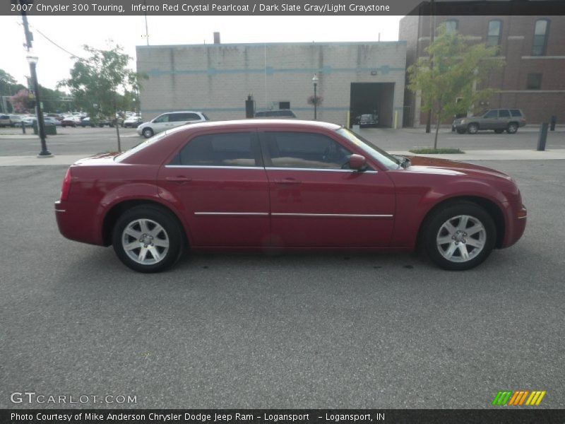 Inferno Red Crystal Pearlcoat / Dark Slate Gray/Light Graystone 2007 Chrysler 300 Touring