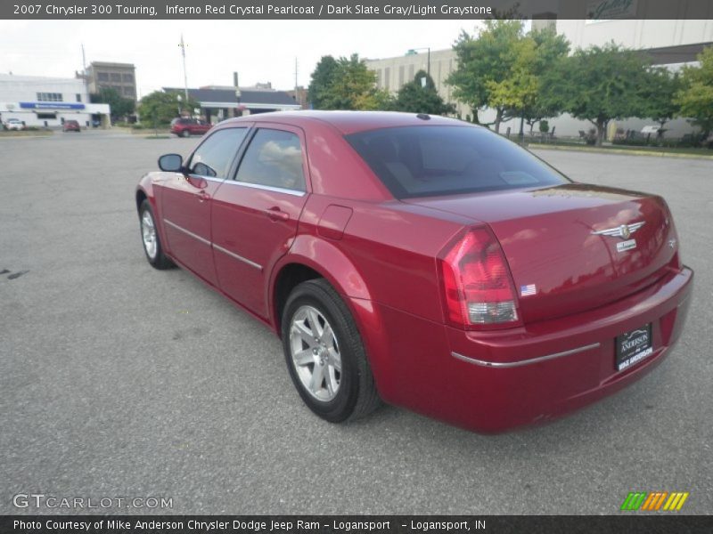 Inferno Red Crystal Pearlcoat / Dark Slate Gray/Light Graystone 2007 Chrysler 300 Touring